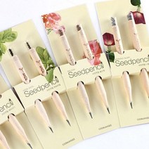 [마크트] (꿈쟁이) 몽당 씨앗연필 (2개입)_재미있는 씨앗심기 _ 2108EA, 봉선화
