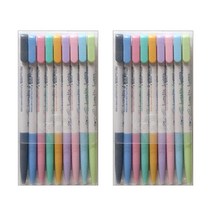 제노 0.38mm 9색 캐릭터 볼펜세트, 혼합색상, 2세트