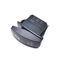블랙 표면 블루 라이트 컬러 12V 20A LED 방수 로커 스위치 레이저 에칭 "안개 기호