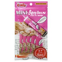 5입 반려묘 새우맛 스틱 츄르 소프트 수분보충 애완묘 짜먹는 간식