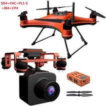 드론낚시 수중드론 농업용드론 Swellpro-스플래시드론 4 전문 드론 5KM 2KG 페이로드 낚시 SD4 4K 카, 07 Bundle A