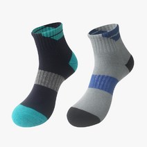 5켤레 남성 코오롱ATB100 보강 파일 중간배색 단목 두꺼운 양말