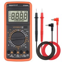 [무료배송]전문 멀티 미터 디지털 1000V 20A AC DC 전압 전류 테스터 옴 커패시턴스 연속성 다이오드 미터, 01 DT9205P