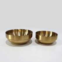 LA 티타늄 이중 탕기 2size 12cm 14cm 대접 국그릇, 1호(12)