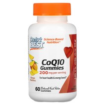 닥터스베스트 CoQ10 코엔자임큐텐 코큐텐 구미 망고 매드니스 100 mg 60 구미