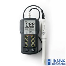 한나 HI9813-61 pH /전도도/온도 Meter (mS/cm) HANNA 다항목 휴대용 한나기계 Portable pH/EC/TDS/Temperature Meter