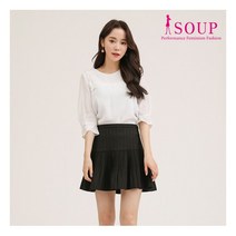 SOUP 체크 요크 프릴 스커트(SU8SR70)