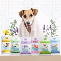 [네츄럴테라피]강아지 아로마 탄산솔트 입욕제 15g, 선택/레몬티트리