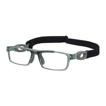 착용할 수 있는 농구 유리 경량 조정가능한 탄력 있는 결박 Eyewear 농구 가관 유리, 14.5x3.5cm, PC+TR, 회색