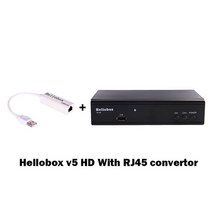 오디오 리시버 엠프 hellobox v5 위성 tv 수신기 무료 iptv 온라인 소프트웨어 업그레이드 tv 상자 내장 위성 파인더 dvb s2 tv 튜너 brazil iks, RJ45와 함께, 영국 플러그