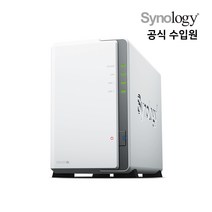 시놀로지 Synology DS220J NAS 스토리지 2베이 + NAS 하드 1TB+1TB