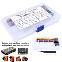 MX 1.25mm MX1.25 피치 커넥터 및 프리 크림프 케이블 픽스호크 APM APM2.8 런캠 카메라 실리콘 와이어 비디오 송신기용 15cm