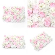 라온지니 조화 꽃벽 60X40CM 포토월 카페포토존 조화장식