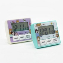 핑크풋 60 보리 LED 스탑워치 공부타이머 스톱워치, 단품