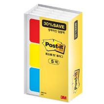 쓰리엠 포스트잇 플래그 686-5A 알뜰팩 파일바인더용 686-BRY + 686-PGO 혼합 5p, 6세트