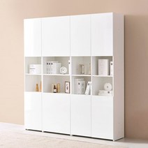 필웰 레아 6단 책장 겸 수납장 600 상하수납형 DVX BC9645, 우측