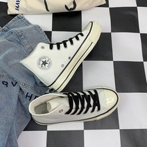 20대 여성 키니카 남녀공용 하이탑 캔버스화 신발 농구화 여자스니커즈 운동화