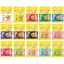 탱탱 아이클레이 50g 지퍼 파우치 낱색 12색 단색 아모스, 분홍