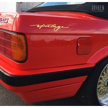 그리븐 빈티지 손글씨 데칼 스티커 10403 올드카 리스토어, 65cm, 다크그레이, 1개