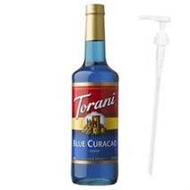 토라니 블루큐라소 시럽 750ml + 범용 시럽펌프, 2세트