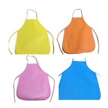 앞치마 일회용 방수 여름 어린이집 공방 식당 부직포, 블루050840CM