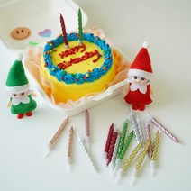 케이파티 펄 트위스트 미니 막대 생일초 케이크 파티 초 캔들 데코픽 (10개입), 로즈골드