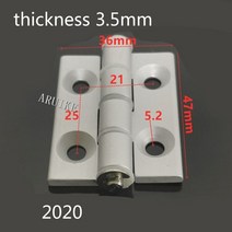 용접경첩 대문경첩 2020/3030/4040/4545/5050 완성 된 알루미늄 경첩 활성 프로파일 연결, 02 2020 sliver