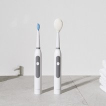 음파 진동칫솔 휴대용 자동 혀클리너 초음파 생활백서, 화이트