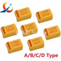 터보 차져 AB C D E 타입 탄탈럼 커패시터 6., 68 E 10V220UF