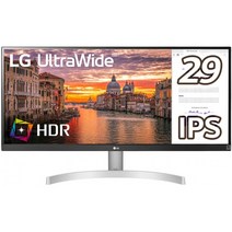 LG모니터 디스플레이 29WN600-W 29인치/울트라 와이드(2560×1080)/IPS비 광택/HDR대응/HDMI× 2 DisplayP, 단일옵션