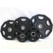[동화스포츠] 아메리칸 12각 원판 6홀 블랙 2.5kg 5kg 10kg 15kg 20kg (1개씩판매), 10kg1개, 1개