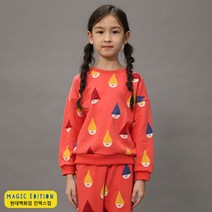 [매직에디션9] 덕콰이어트 꼬깔맨투맨 핑크 DQ34TS106