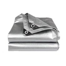 코스트코천막 햇빛차단막 그늘막쉐이드 이동식천막 주차천막 행사용천막 비 천 방수포 레인 캔버스 정원 식물 용 방수 캐노피 0.32mm 폴리에틸렌으로 만든 야외 방수포, 은은, 3x5m