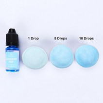 비누만들기 비누키트재미를 위한 10ML 수지 안료 양초 비누 DIY UV 에폭시 금형 쥬얼리 제작 용품 공예품, 21 Fluorescent Blue