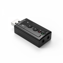 NEXT-AV2306 USB-A 외장 7.1ch 사운드 카드 7.1ch USB 오디오변환기 AUX/MIC 지원 USB2.0 볼륨조절/음소거 지원
