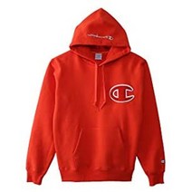 챔피언 c3-l119 남성용 후디 스웨트셔츠 양털 안감 빅 C 로고 사가라 3D일본직구