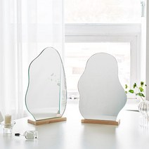 [룸앤홈] 웨이브데코거울M/탁상거울 / 화장대거울, STYLE:리아