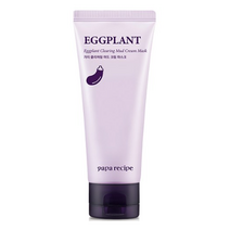 파파레서피 가지 클리어링 머드 크림 마스크 100ml, 3개, 1개입