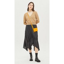 시슬리 SISLEY 우븐 패치 니트 원피스 SAKO06111BG