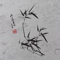 구름한지 썬팅지 75 x 95cm 매난국죽 유리용 운용한지 창호지 인테리어, 죽 (대나무)