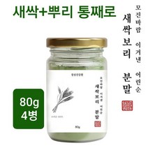 100% 새싹보리 분말 가루 친환경 무농약 보리새싹 새싹보리순 착즙 추출분말 파우더 차 쉐이크 어린 보리싹 폴리코사놀 사포나린 클로로필 혈관청소 독소빼는 중금속없는 식이섬유 효능 체지방감소 뱃살 염증균 체중조절 식사대용 대용량 병 각종검사필, 4개, 150g