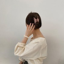시나몬걸 썸머펄 8.5cm 헤어핀 집게핀 머리핀
