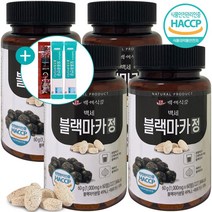 블랙마카 정 페루산 식약처 HACCP 인증 L 아르기닌 활력 영양제 60정, 4개