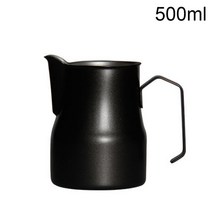 커피템퍼 탬퍼 템핑 58mm 51mm 커피 디스트리뷰터 304 스테인레스 스틸 조절식 53mm 에스프레소 바리스타 메이커 그라인더 3 앵글 웨어, bjian 500ml 우유 컵