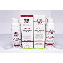 선크림 EltaMD UV 투명/염색된 넓은 스펙트럼 SPF 46 틴트 얼굴 자외선 차단제