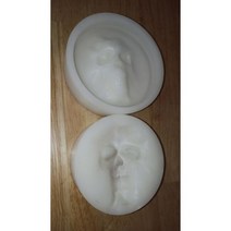 원형 해골 릴리프 금속 가죽 엠보싱 몰드 스탬프 펀치 작업용 스탬핑 인쇄 도구, Test mold