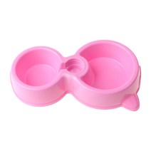 고양이 먹이 그릇 애완견 개수 접시 플라스틱 개 공급기 강아지 새끼 새끼 고양이.