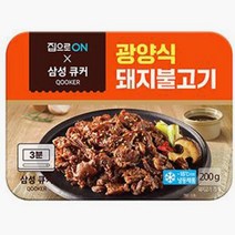 집으로ON x 삼성큐커 광양식돼지불고기 밀키트 엄마 친정 반찬 간편식 도시락 고기반찬 200g, 11개