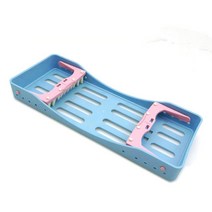 공구함 공구가방 공구박스고품질 치과 살균 상자 1 개 5 개 홀더 팁 손잡이 계기 오토클레이브 가능 도구, 03 Blue