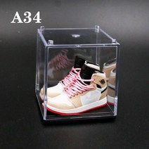 3D 미니 농구화 매니아 모델 크리에이티브 할로우 스니커즈 3 차원 자동차 트림 장식 선물